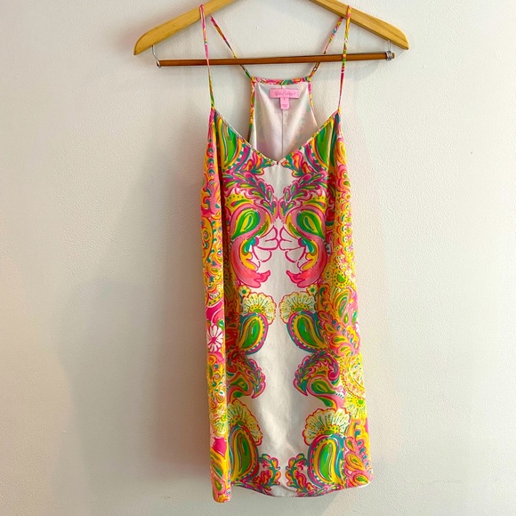 Lilly Pulitzer, Small, White and Pink Dress - Picture 1 of 8